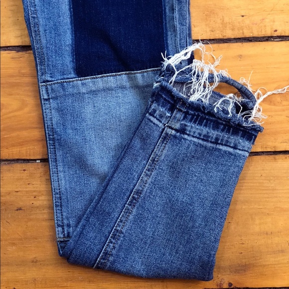 Mid rise patch & distressed skinny jean - Picture 3 of 5